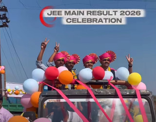 JEE Main 2026 Result Celebrations 