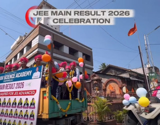 JEE Main 2026 Result Celebrations 