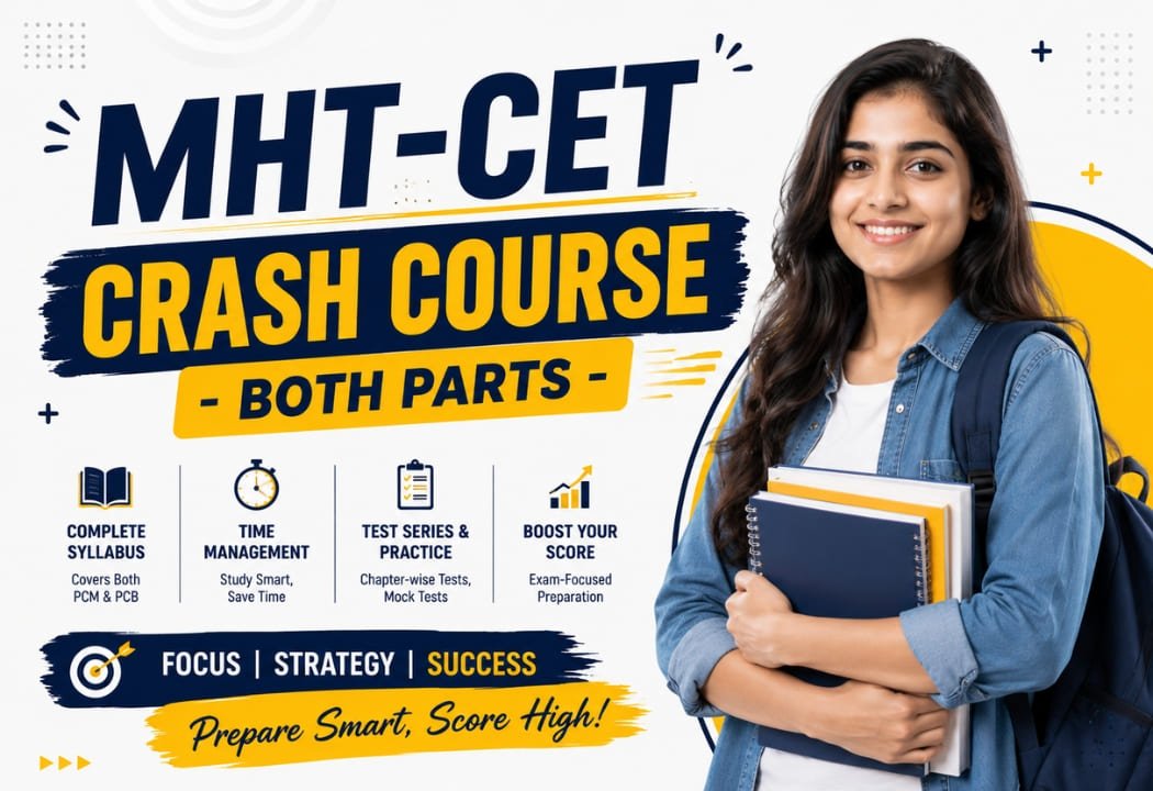 MHT-CET Online Crash Course 2026-27 - Both Parts